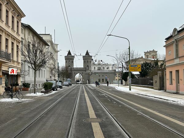 Schneefall in Potsdam, Sturmtief Elli