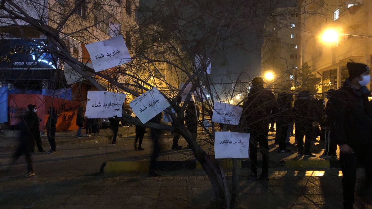 Anti-Regime-Proteste in der iranischen Stadt Shiraz