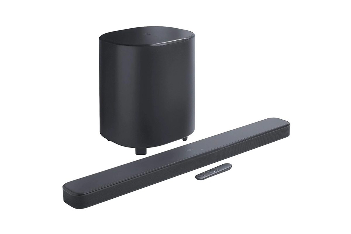 JBL Bar 500 MK2 auf weißem Hintergrund