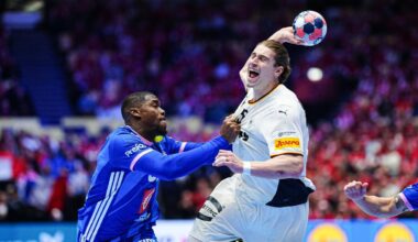 Juri Knorr beim 38:34 über Frankreich bester deutscher Spieler