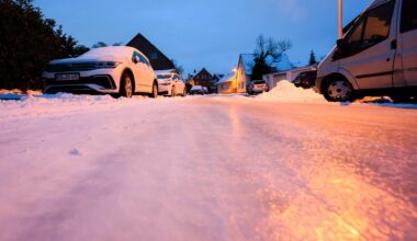 Glättewarnungen: Eisige Kälte in Deutschland