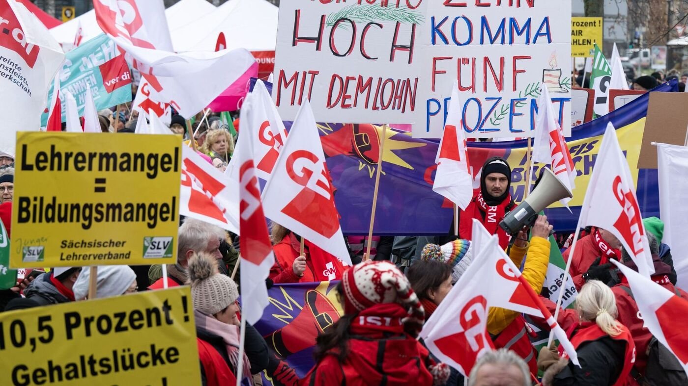 Streiks in Kitas, Schulen und Hochschulen angekündigt