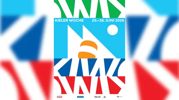 Ein Entwurf für das Kieler Woche Design 2026.
