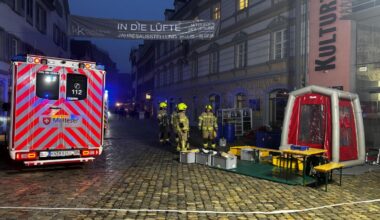 Zahlreiche Verletzte durch Schadstoff-Austritt am Münsterplatz