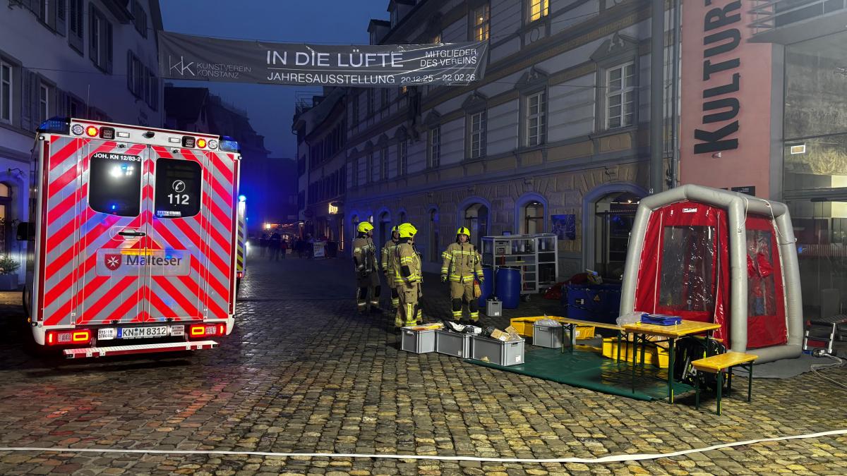 Zahlreiche Verletzte durch Schadstoff-Austritt am Münsterplatz