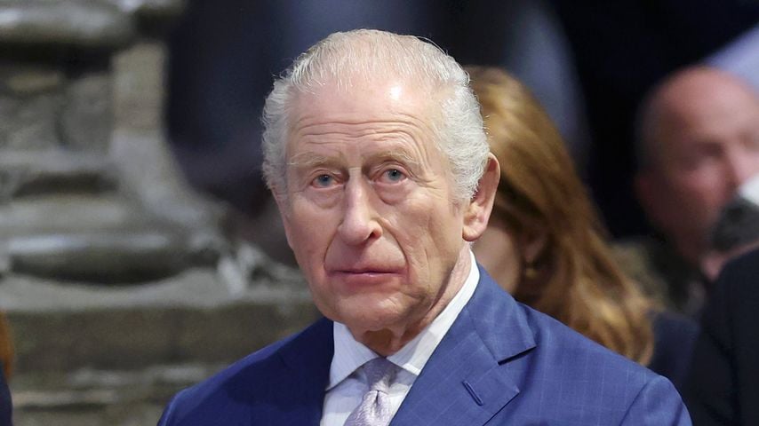 Bei einem Adventsgottesdienst in der Westminster Abbey: König Charles III.