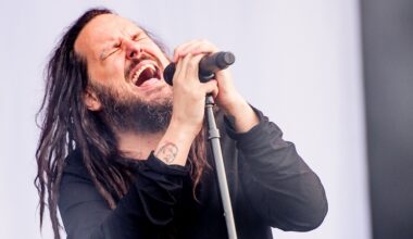 Jonathan Davis mit Korn beim Download Festival 2018
