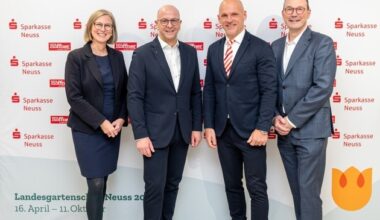 Sparkasse Neuss und Möbel Höffner erste Sponsoren der Landesgartenschau Neuss 2026
