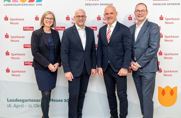 Sparkasse Neuss und Möbel Höffner erste Sponsoren der Landesgartenschau Neuss 2026