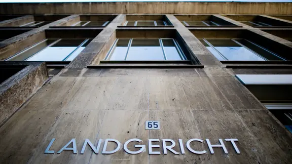 Die Fassade des Landgerichts Hannover.