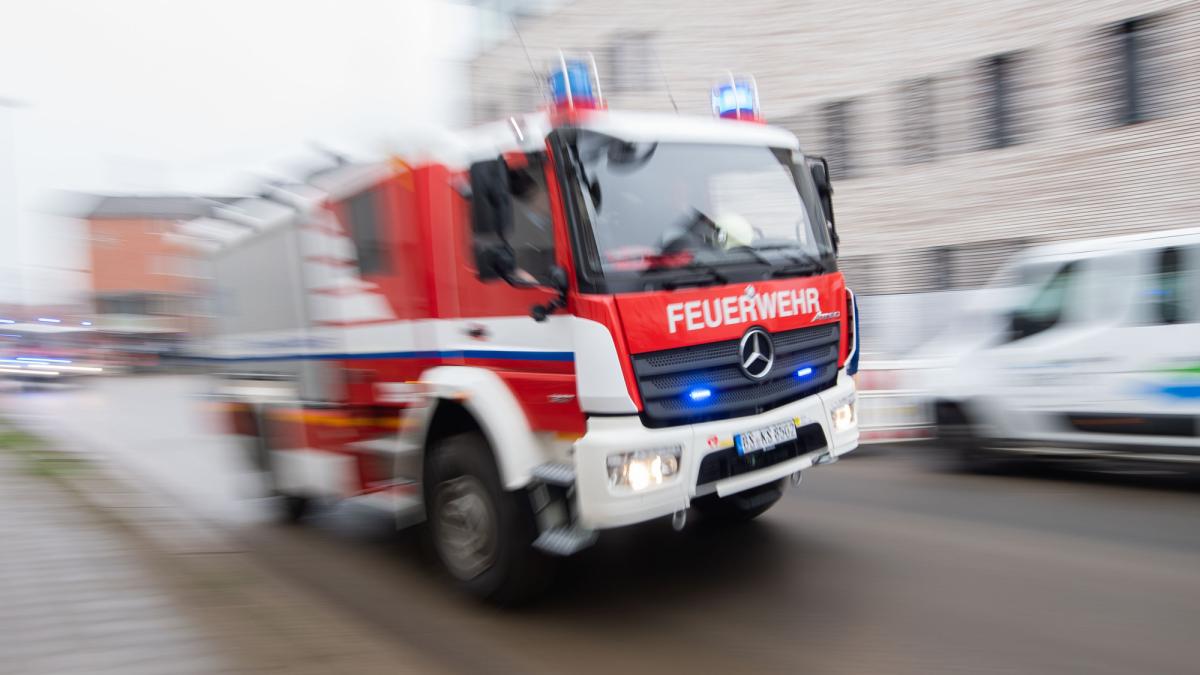 Brand Daxlanden Feuerwehr löscht Holzunterstand nach schnellem Einsatz