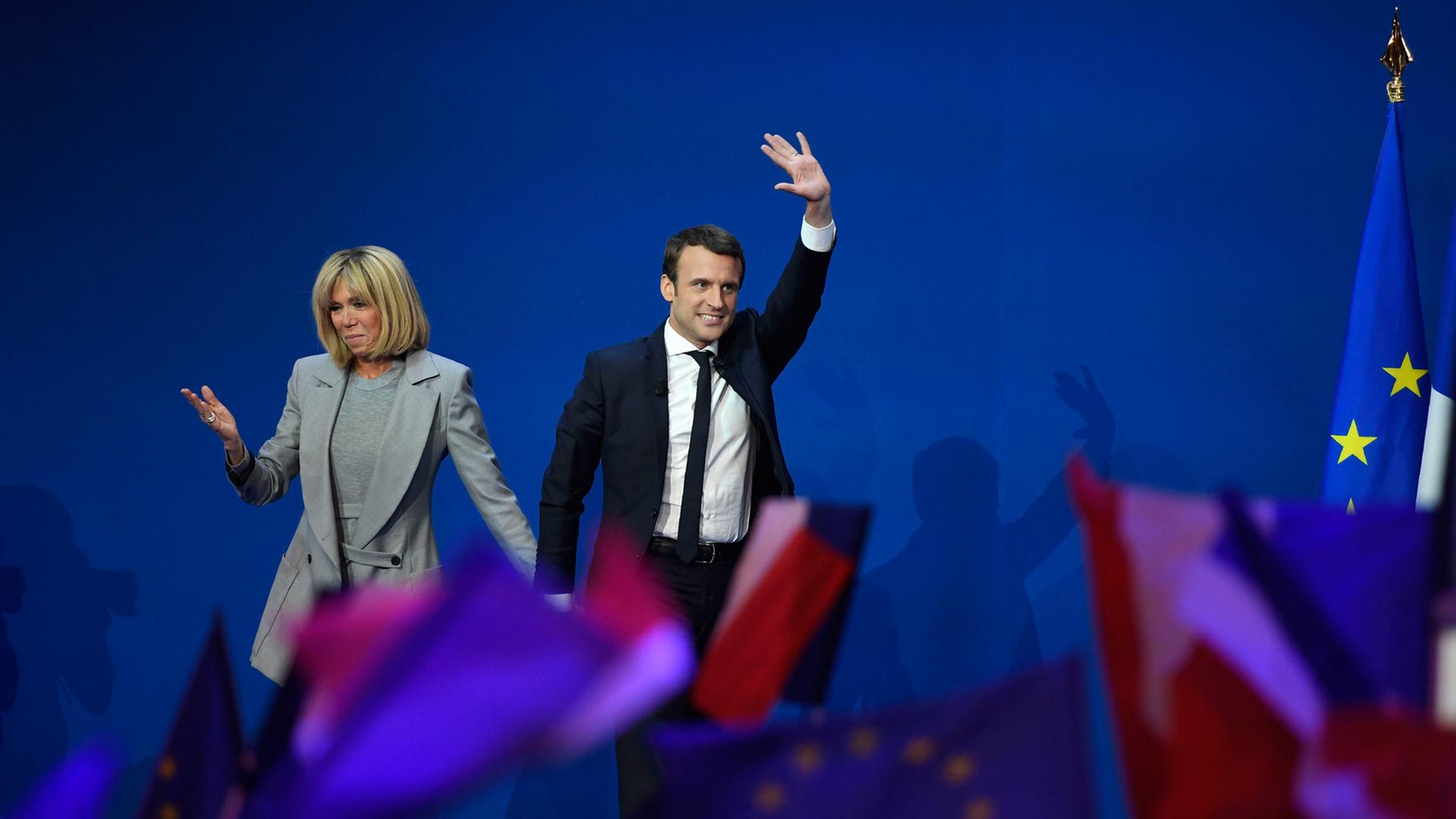 Brigitte und Emmanuel Macron