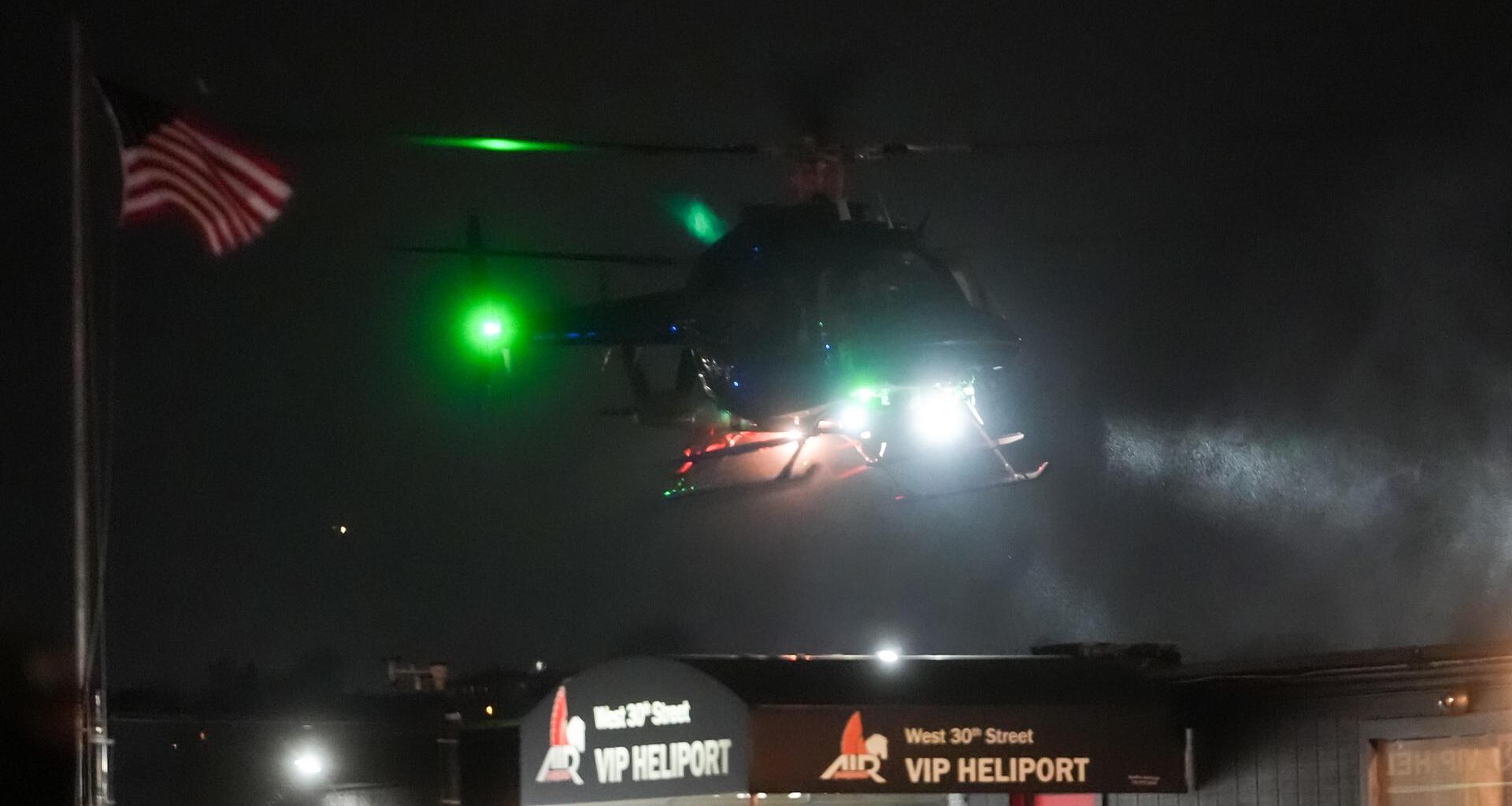 Ein Helikopter landet: Venezuelas Präsident Nicolas Maduro und seine Frau wurden nach New York gebracht.