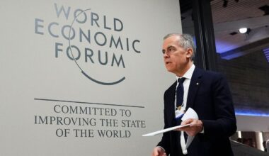 Kanadas Premier Mark Carney in Davos