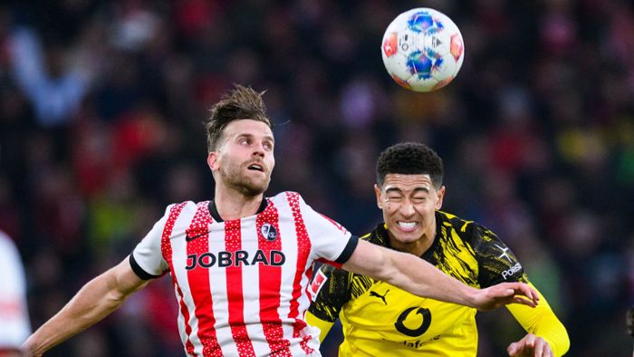 Fußball-Bundesliga: Borussia Dortmund zittert sich zum Remis beim SC Freiburg