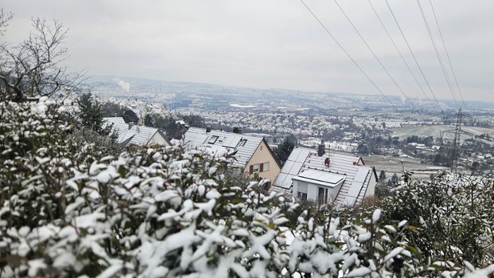 Winter in der Region Stuttgart: Weiße Pracht, klirrende Kälte   – und am Freitag droht Blitzeis