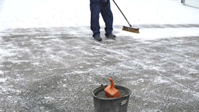 Streusalzverbot in Stuttgart gilt nicht bei Blitzeis