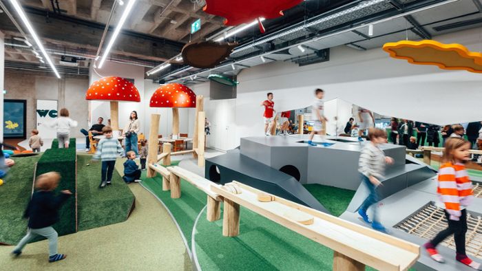 Schulstraße Stuttgart: Eltern aufgepasst: 1000 Quadratmeter großer Indoorspielplatz eröffnet