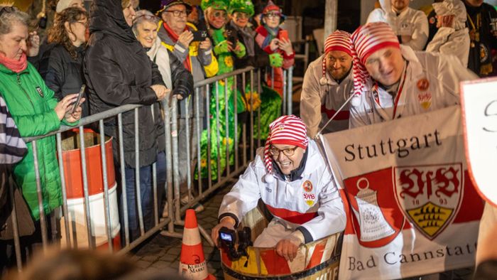 Fasnet in Bad Cannstatt: VfB Stuttgart ist zum zweiten Mal am Start – alles zum Kübelesrennen 2026