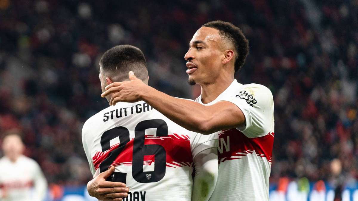 VfB Stuttgart: Döner-Spruch – Undav und Leweling frotzeln