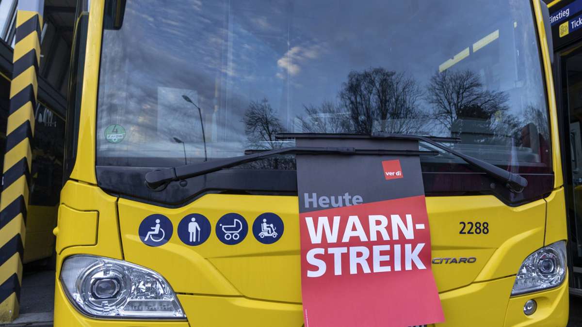 Tarifkonflikt im Südwesten: Sorge vor Streiks im Nahverkehr – auch in Stuttgart