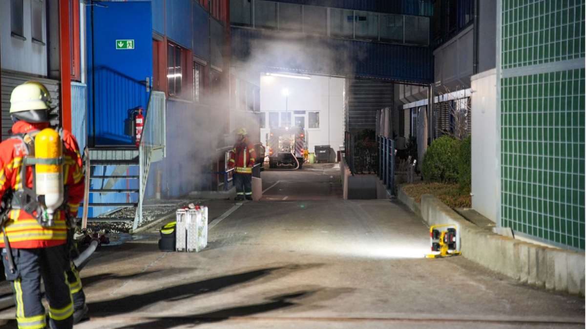 Brandalarm in Chemiefirma: Technischer Defekt löst Großeinsatz in Leinfelden-Echterdingen aus