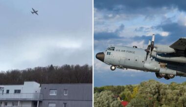Mindestflughöhe unterschritten: Militärmaschine fliegt tief über Stuttgart – technische Störung möglich