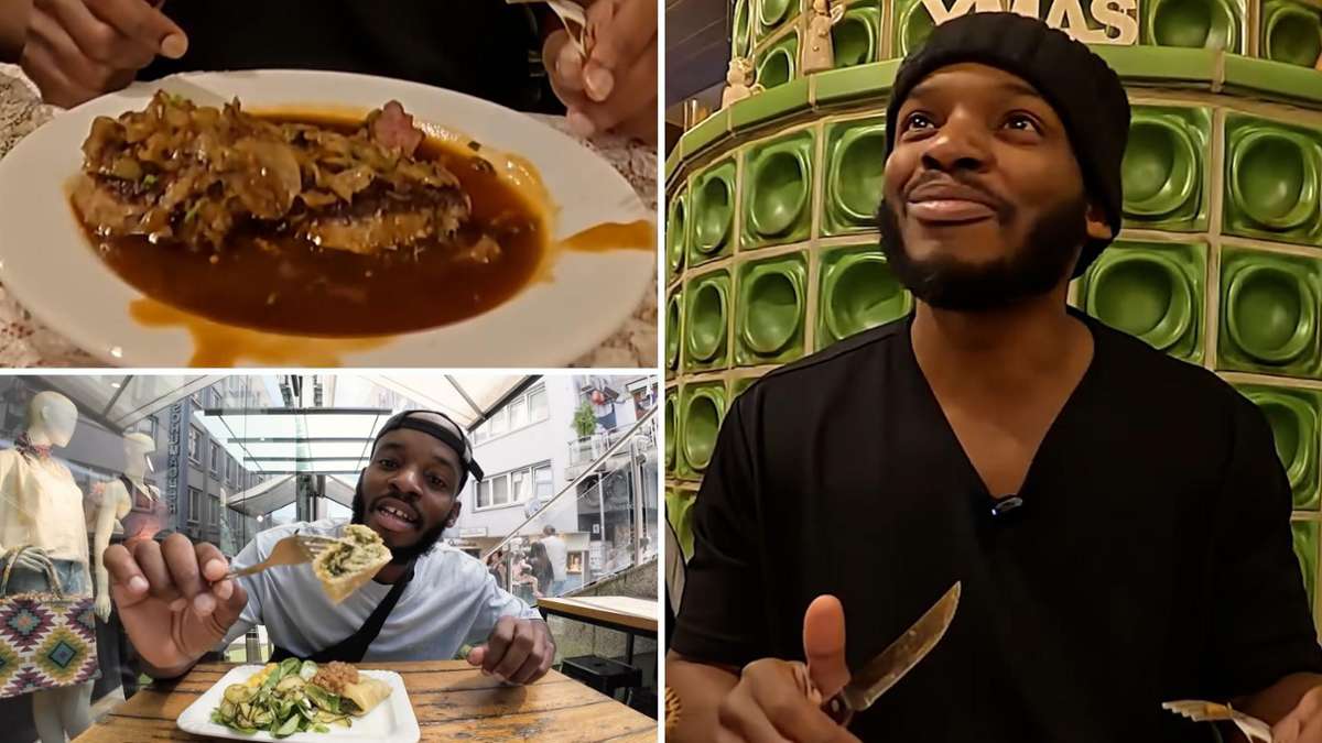 Maultaschen, Käsespätzle und Co.: „Wie riesige Ravioli“ – US-Influencer testet schwäbisches Essen in Stuttgart