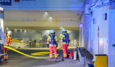 Brand in Filderstadt: Rauchentwicklung in Einkaufszentrum sorgt für Großeinsatz der Feuerwehr