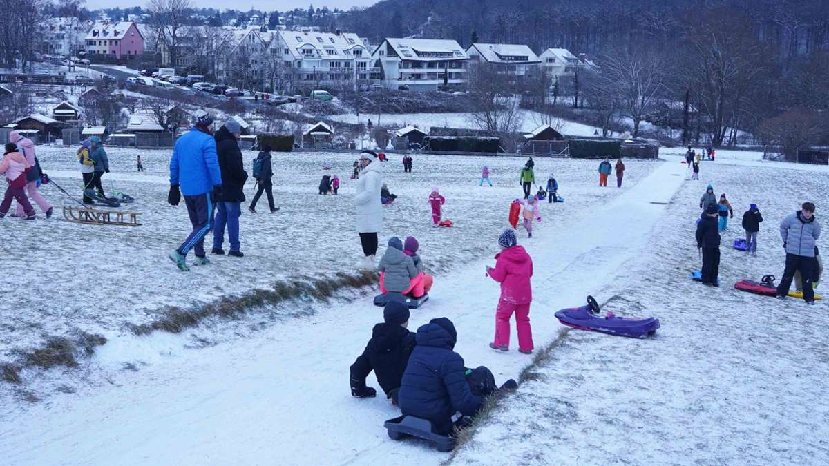 Winterspaß in Stuttgart: Ob Rotenberg oder Ramsbachtal – die Schlitten werden ausgepackt