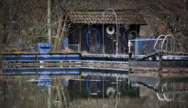 Lost Place in Gerlingen: Verwunschener Ort: Ein fast vergessenes Freibad mitten im Wald