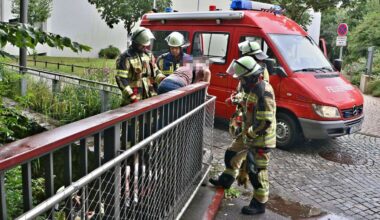 Großalarm in Ditzingen: Feuerwehr rettet Kinder – „Hochdramatisch, wenn jemand in der Glems liegt“