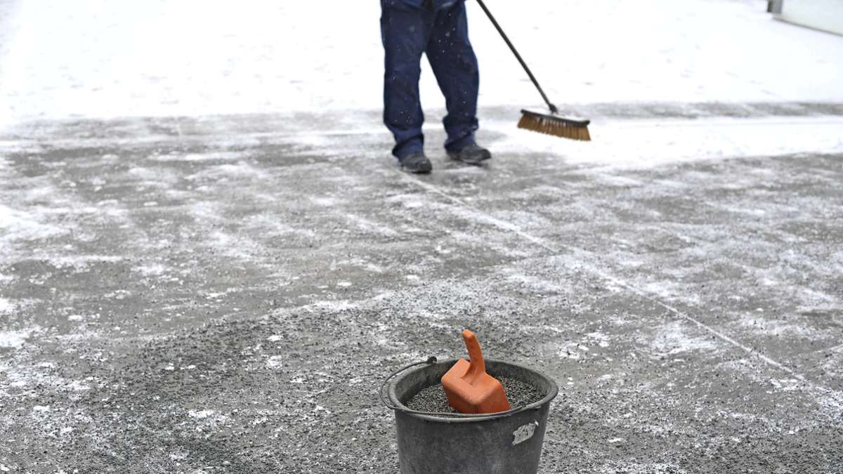 Streusalzverbot in Stuttgart gilt nicht bei Blitzeis