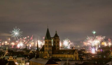 Jahreswechsel 2025/26: Frostig und farbenfroh: So war Silvester in Esslingen - News