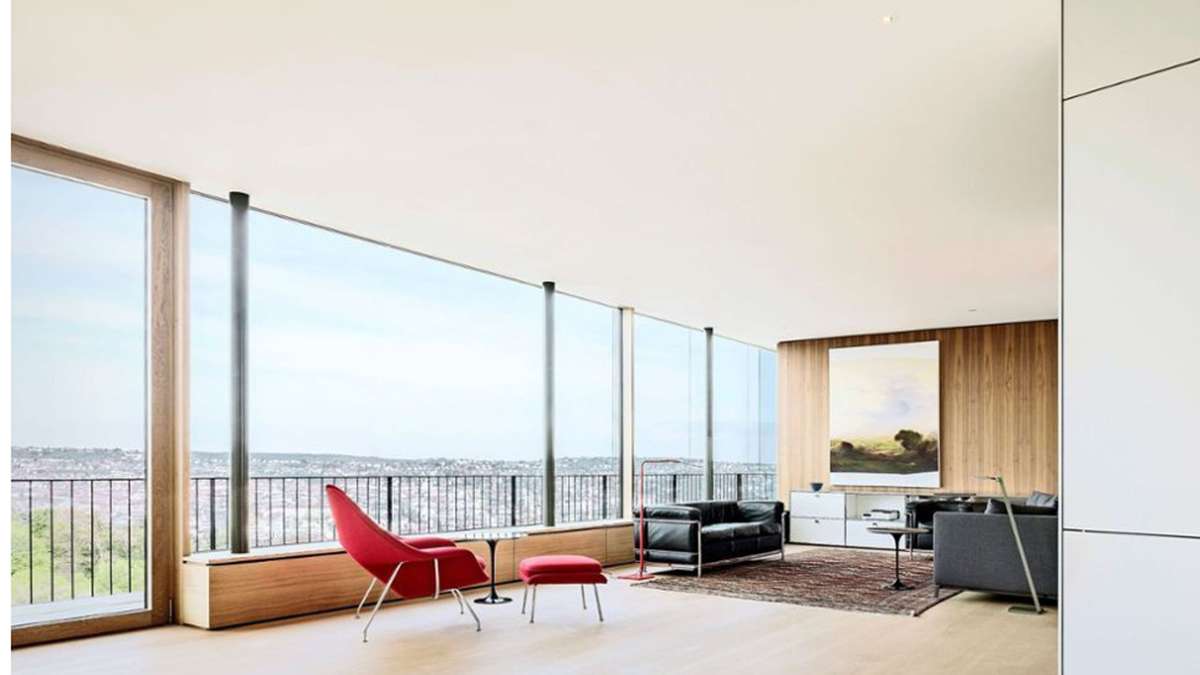 Schöner wohnen in Stuttgart: 7 der besten Ideen für Wohnzimmer in Stuttgarter Architektenhäusern