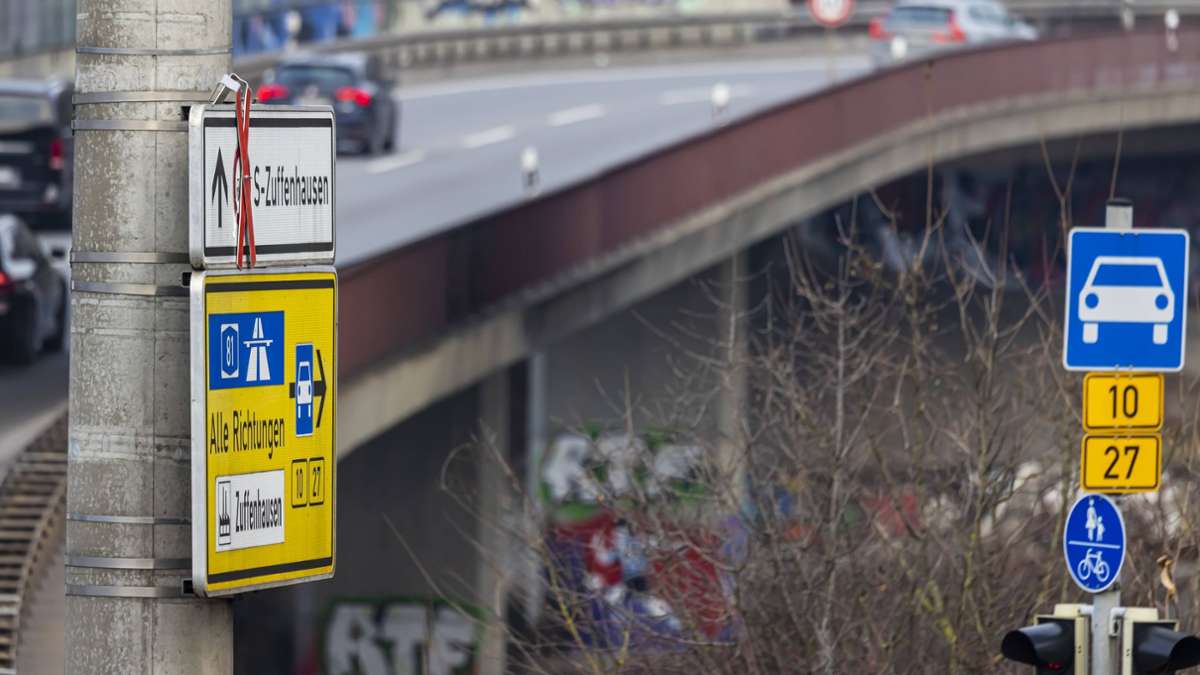 B10 und B27: Strecke in Richtung Stuttgart ab Freitag teilweise gesperrt