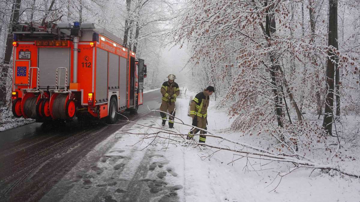 Wetter in Stuttgart und Region: Sturm und Schnee am Samstag – „Wer nicht weg muss, sollte zu Hause bleiben“