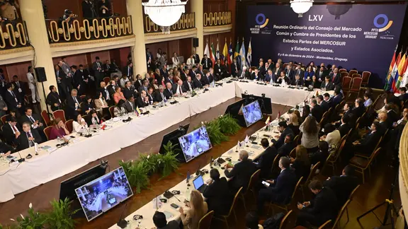 Teilnehmer beim Mercosur-Gipfel