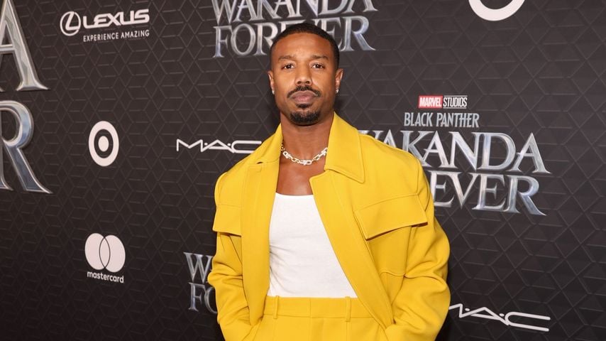 Michael B. Jordan bei der "Black Panther: Wakanda Forever"-Premiere