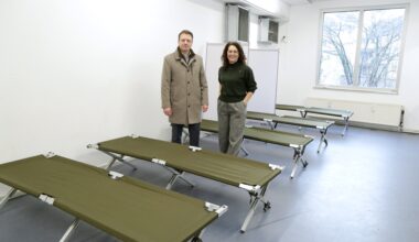 Blick in die Notschlafstelle