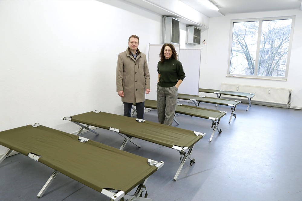 Blick in die Notschlafstelle