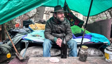 Manni lebt als Obdachloser in Prenzlauer Berg – und er will nicht weg