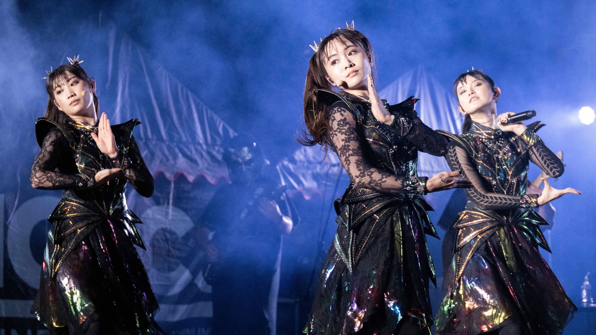 Die japanische Band Babymetal bei einem Auftritt (Archivbild): 2026 kommt das Trio nach Hannover. Die japanische Band Babymetal bei einem Auftritt (Archivbild): 2026 kommt das Trio nach Hannover.