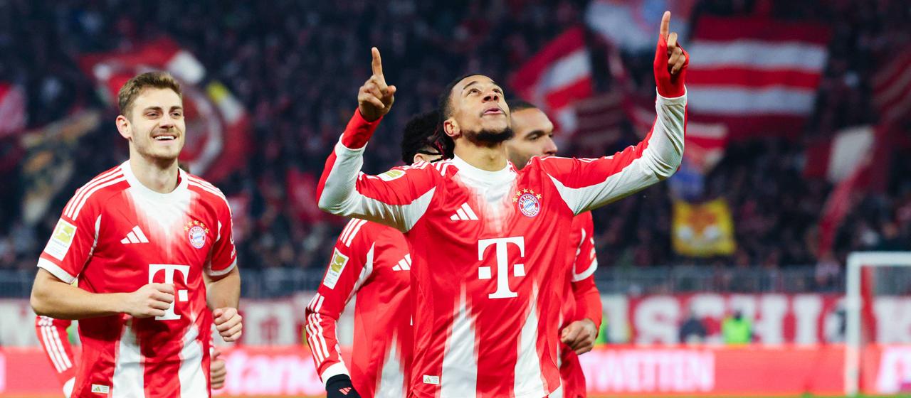 Michael Olise jubelt