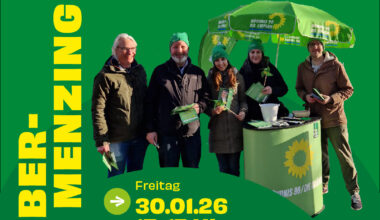 Wir sind grün in Obermenzing – am Infostand