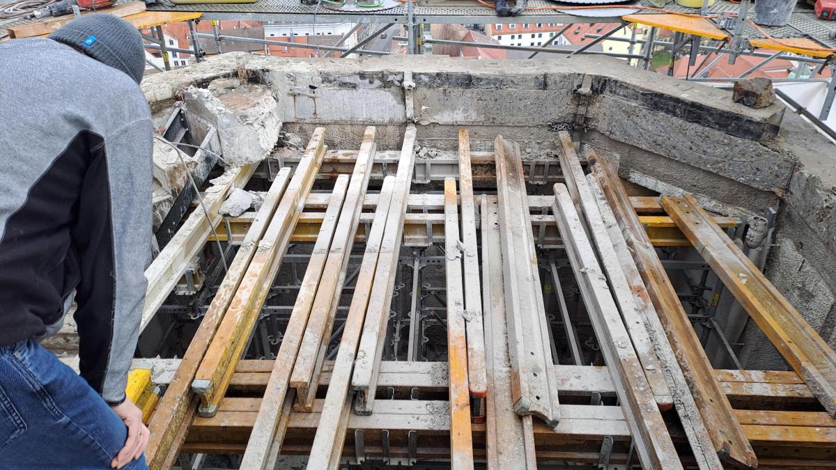 Sanierung des Augsburger Perlachturms birgt Überraschungen