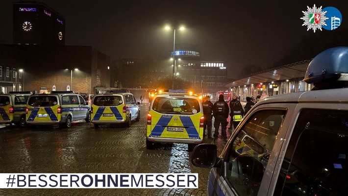 POL-OB: Gemeinsam gegen Messergewalt: Großangelegter Polizeieinsatz in Oberhausen