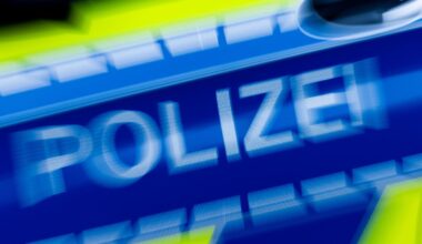 Ein Polizeiauto in Essen