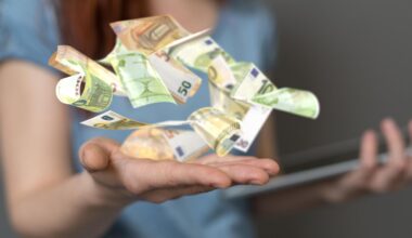 Das Geld fällt einem selten einfach so in den Schoß oder die Hand