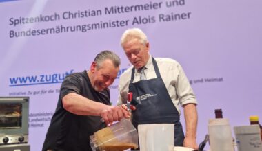 Alois Rainer und Christian Mittermeier kochen bei Live-Show
